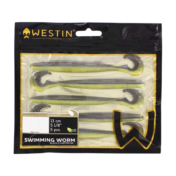 Leurre Souple Westin Swimming Worm - 13Cm - Par 5 – Image 2