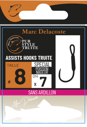 Assist Hook Truite spécial poisson nageur sans ardillon