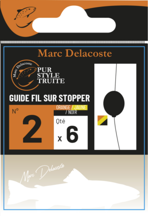 Guide fil sur stopper Tricolore ovale