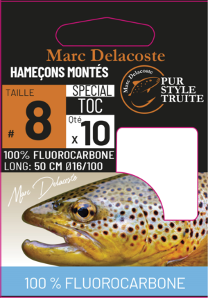 Hameçons montés Truite spécial Toc Fluorocarbone